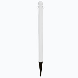 Global Industrial™ Plastic Ground Pole 35""H White