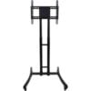 Luxor Adjustable Height Rolling TV Stand For 32""-70"" TVs Black