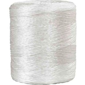 Global Industrial™ Polypropylene Tying Twine 3 Ply 2800'L 480 Lbs. Tensile Strength White
