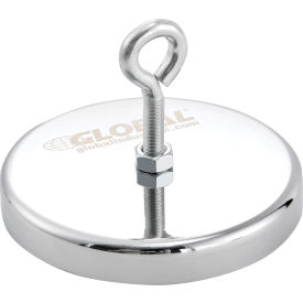 Global Industrial™ Ceramic Hang-It Magnet w/ Attached Eyebolt 95 Lbs. Pull 6/Pack