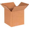 Global Industrial™ Cube Cardboard Corrugated Boxes 6""L x 6""W x 6""H Kraft