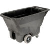 Rubbermaid® Standard Duty Structural Foam Plastic Tilt Truck1/2 Cu. Yd. Cap450 Lbs. CapBlack