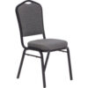 NPS Silhouette Banquet Stacking Chair - Fabric - Graystone - 9350 Series
