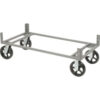 Global Industrial™ Dolly Base Without Casters 60""W x 24""D Gray