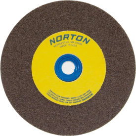 Norton 07660788280 Gemini Bench and Pedestal Wheel 8"" x 1"" x 1"" 100 Grit Aluminum Oxide