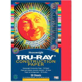 Pacon® Tru-Ray Construction Paper 9"" x 12"" Holiday Red