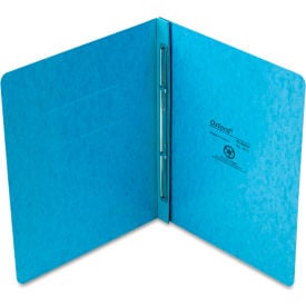 Oxford® PressGuard Report Cover Prong Clip Letter 3"" Capacity Light Blue