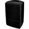 PolyTec™ Rectangular Waste Container Black 40 Gallon