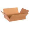 Global Industrial™ Flat Cardboard Corrugated Boxes 13""L x 10""W x 2""H Kraft