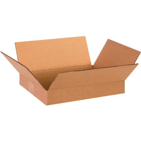 Global Industrial™ Flat Cardboard Corrugated Boxes 13""L x 10""W x 2""H Kraft