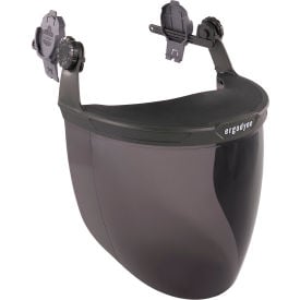 Ergodyne® 8994 Hard Hat Face Shield For Cap-Style & Safety Helmet Smoke