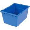Quantum Cross Stack Nest Tub TUB2417-12 - 23-3/4 x 17-1/4 x 12 Blue