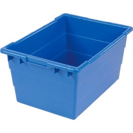 Quantum Cross Stack Nest Tub TUB2417-12 - 23-3/4 x 17-1/4 x 12 Blue
