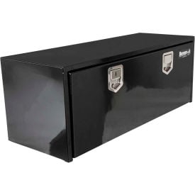 Buyers Steel Underbody Truck Box w/ Stainless Steel Rotary Paddle - Black 18x18x60 - 1702115