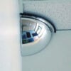 Quarter Dome Acrylic Mirror Indoor 24"" Dia. 90° Viewing Angle