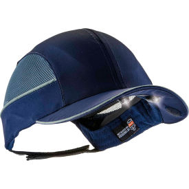 Ergodyne® Skullerz® 8960 Bump Cap W/LED Lighting Technology Navy Short Brim One Size