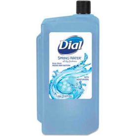 Dial® Body Wash Spring Water 1 Liter Refill Cartridge 8/Case - 4031