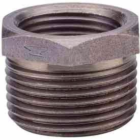 1 In. X 1/2 In. Black Malleable Hex Bushing 150 PSI Lead Free