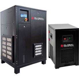 Global Industrial™ Tankless Rotary Screw Compressor w/Dryer 7.5 HP 1 Phase 230V