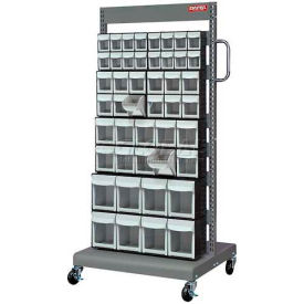 Shuter Flip Out Bin Mobile Cart with 46  Flip Out Bins