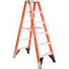 Werner 6' Dual Access Fiberglass Step Ladder 375 lb. Cap - T7406