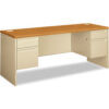 HON®38000 Series Kneespace Credenza 72""W x 24""D x 29-1/2""H Harvest