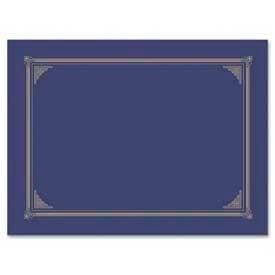 Geographics® Award Certificate Document Cover 12-1/2"" x 9-3/4"" Metallic Blue 6/Pack