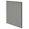Interion® Office Partition Panel 48-1/4""W x 96""H Gray