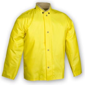 Tingley® J31207 Webdri® Storm Fly Front Jacket Yellow Hood Snaps Medium