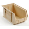 Global Industrial Plastic Hang & Stack Bin 14-3/4""L x 8-1/4""W x 7""H Beige