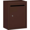 Letter Box 2240ZP - 15""W x 7-1/2""D x 19""H Standard Surface Mounted Bronze Private Access