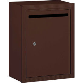 Letter Box 2240ZP - 15""W x 7-1/2""D x 19""H Standard Surface Mounted Bronze Private Access