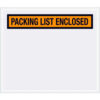 Panel Face Envelopes ""Packing List Enclosed"" Print 6""L x 7""W Orange 1000/Pack