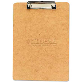 Universal Clipboard 1/2"" Capacity Holds 8-1/2w x 12h Brown 6/Pack