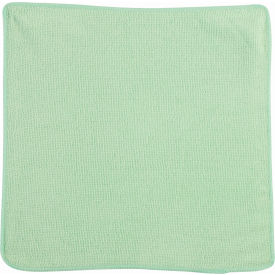 Rubbermaid Commercial Microfiber Economy Cloth 12"" X 12"" Green Polyester/Nylon Green 24/PK