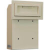 Protex Through-The-Door Depository Drop Box Beige 10""W x 4-1/4""D x 15""H