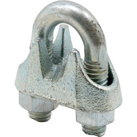 Prime-Line GD 12252 Garage Door Cable Clamps 5/16 Galvanized(Pack of 2)