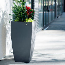 Mayne® Kobi 38"" Tall Planter Graphite Gray