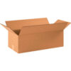 Global Industrial™ Flat Cardboard Corrugated Boxes 22""L x 10""W x 6""H Kraft