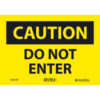 Global Industrial™ Caution Do Not Enter 7x10 Pressure Sensitive Vinyl
