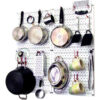 Wall Control Kitchen Pegboard Pack Storage & Organization Kit White/Red 32"" X 32"" X 6""
