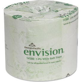 Envision One-Ply Bathroom Tissue 1210 Sheets/Roll 80 Rolls/Case - GEP1458001