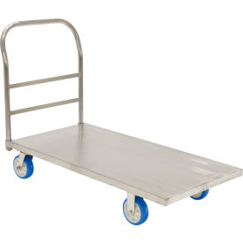 Stainless Steel Deck Platform Truck SSPT-2448 - 48 x 24 2000 Lb. Capacity