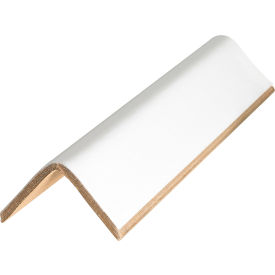 Global Industrial™ Heavy Duty Edge Protectors 3""W x 3""D x 48""L .225"" Thick White 35/Pack