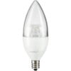Sunlite® LED B11 Bulb Clear Torpedo Tip 120V 4.5W Candelabra Screw Base 3000K Warm White