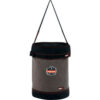 Ergodyne® Arsenal® 5930T Web Handle Canvas Hoist Bucket & Top Large Gray