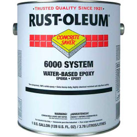 Rust-Oleum 6000 System 250 VOC Water-Based Epoxy Floor Coating Clear Gallon Can - 6010408