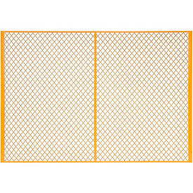 Global Industrial™ Machinery Wire Fence Partition Panel 7'W Yellow