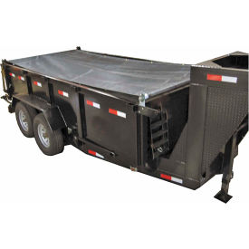 Buyers Aluminum Tarp System with Mesh Tarp 5 Ft. x 14 Ft. - DTR5014