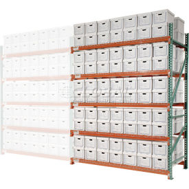 Global Industrial™ Record Storage Rack Add-On Letter Legal 120""W x 42""D x 120""H